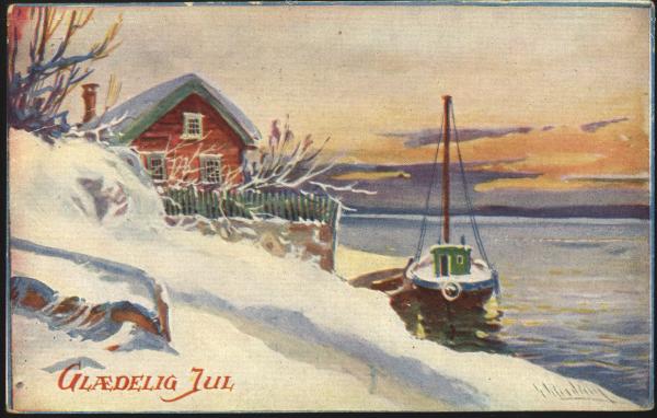 Julekort fra 1930