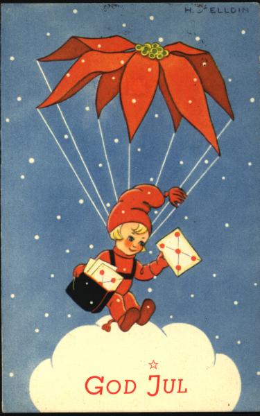 Julekort fra 1958