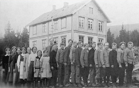 Nordmo skule på Lesja 1919