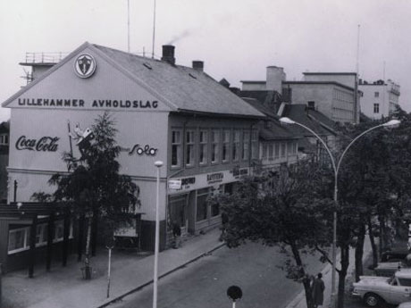 Lillehammer Avholdslags lokaler (Avholdsheimen) i Kirkegata 64 rundt 1960
