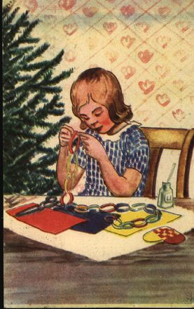 Julekort fra 1929.