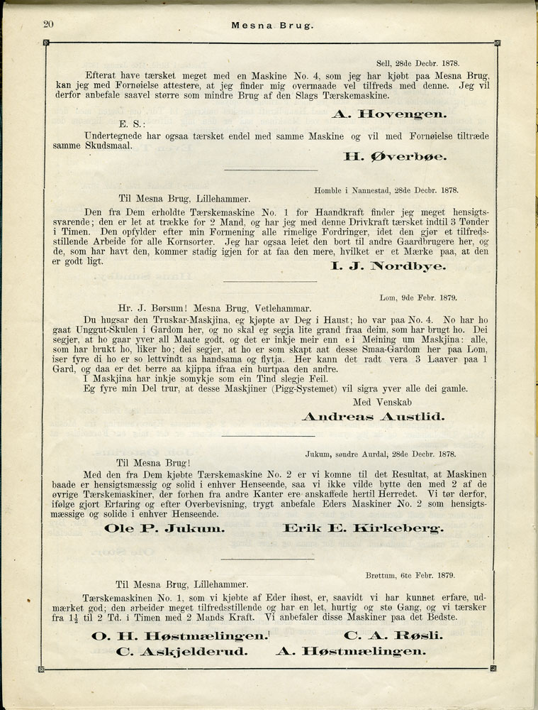 Illustrert prisliste 1879