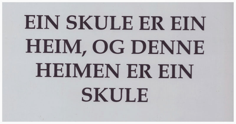 Motto for Gudbrandsdalens Folkehøgskule.
