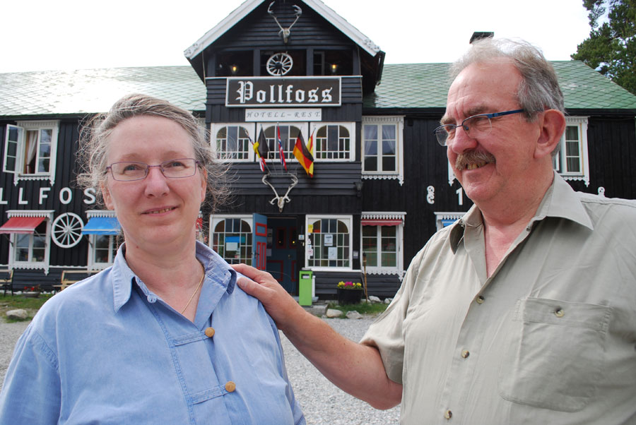 De tar imot på nederlandsk vis på Pollfoss (Foto: Karen Bleken/OAM)