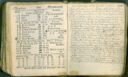 Almanakk fra 1818