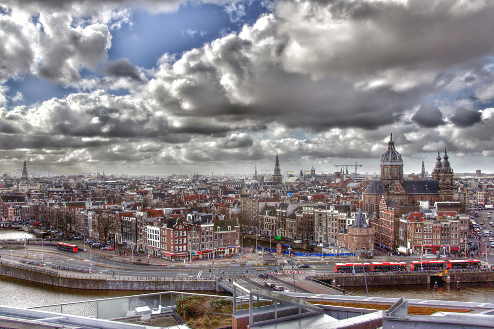 Amsterdam har omtrent 834.000 innbyggere. (Foto: Pixelbay)