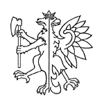 Rysunek symbolizujący polsko – norweskie braterstwo broni podczas II wojny światowej. (B. Bratbak: ”Hvite ørn og norske løve”)